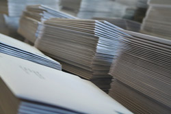 Piles of direct mail letters